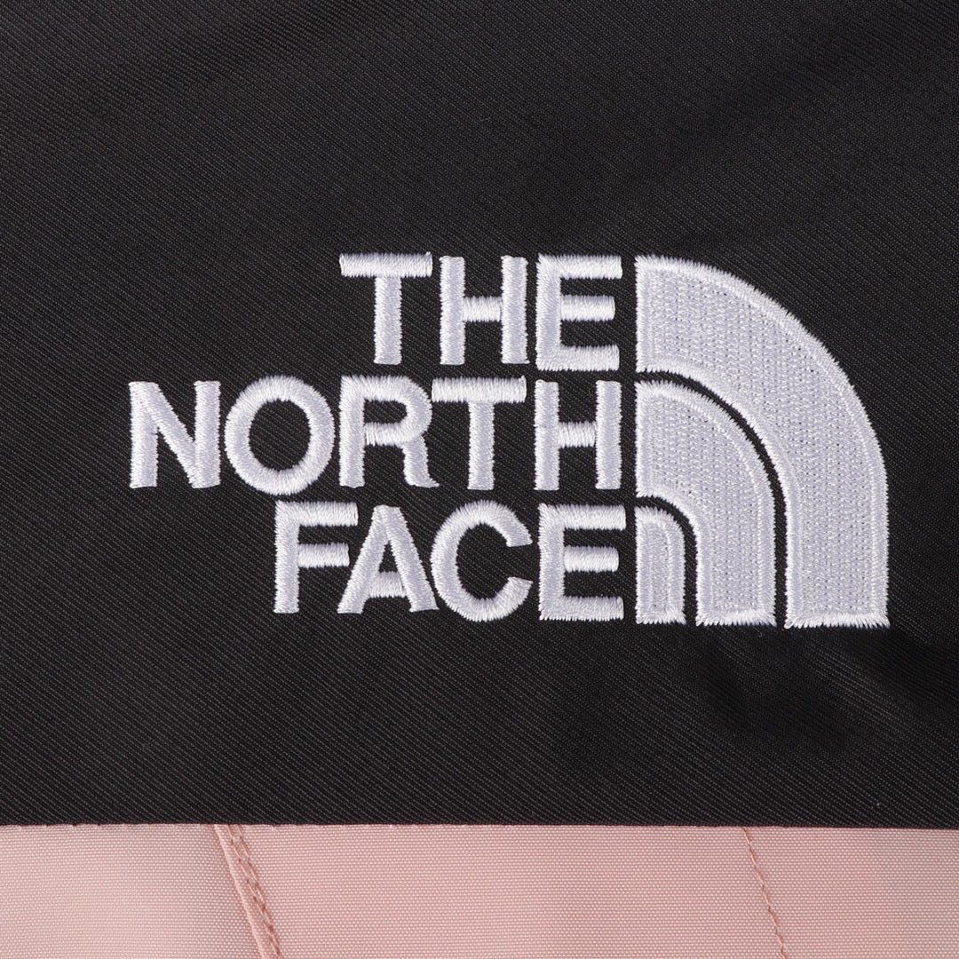 The North Face Women's Men's GORE-TEX Hooded Mountain Jacket - Light Pink & Black Color Block Waterproof Shell