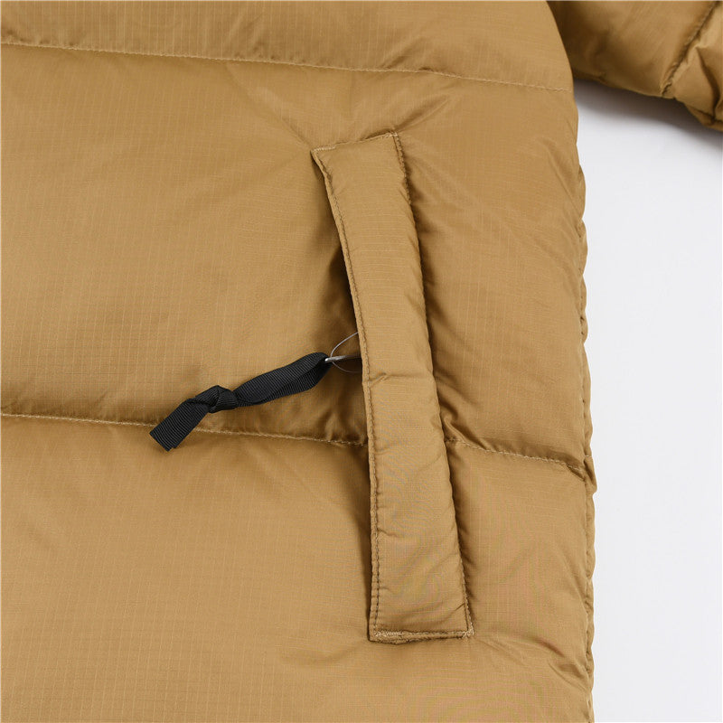 The North Face 1996 Retro Nuptse Jacket – Khaki & Black Color Block | Women's & Men's Styling