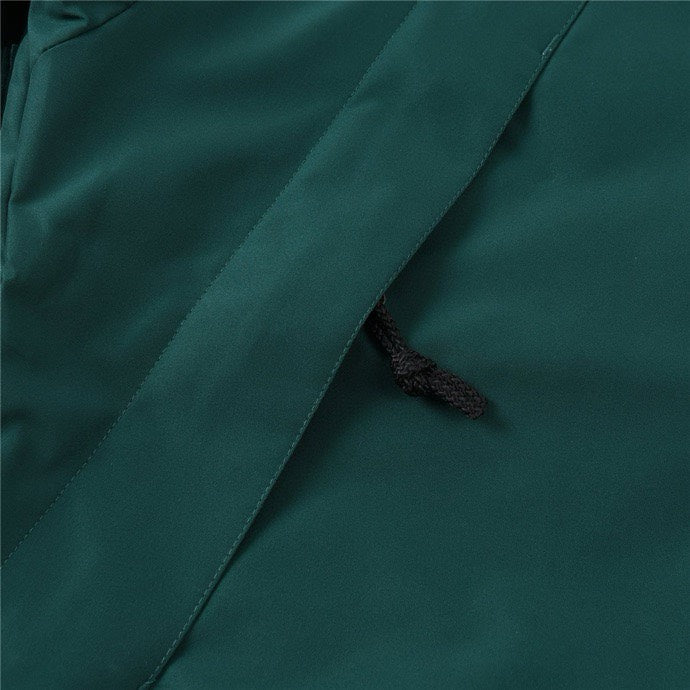 The North Face Mountain Jacket Dark Green Black Color Block