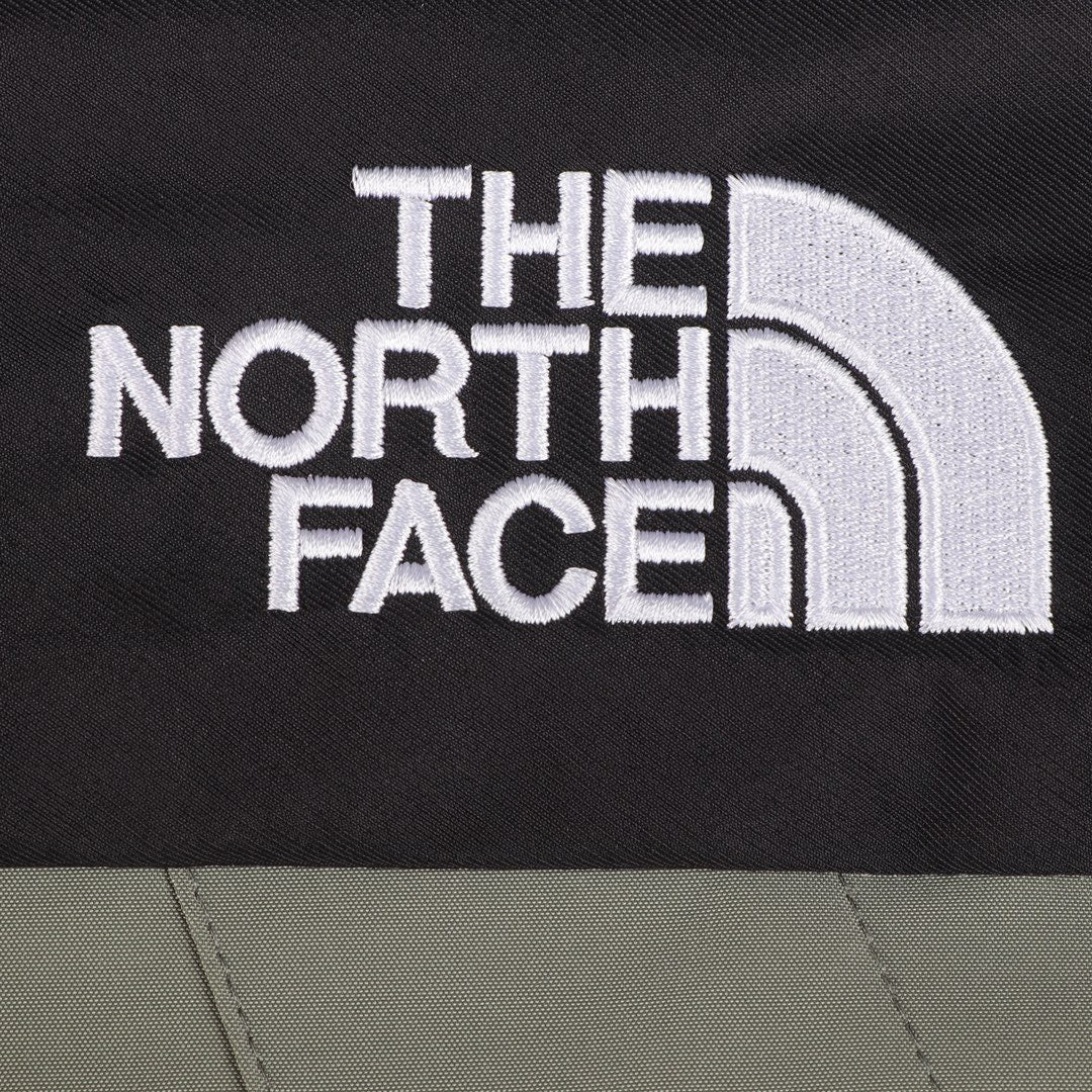 The North Face Women's Men's GORE-TEX Hooded Mountain Jacket - Sage Green & Black Color Block Waterproof Shell