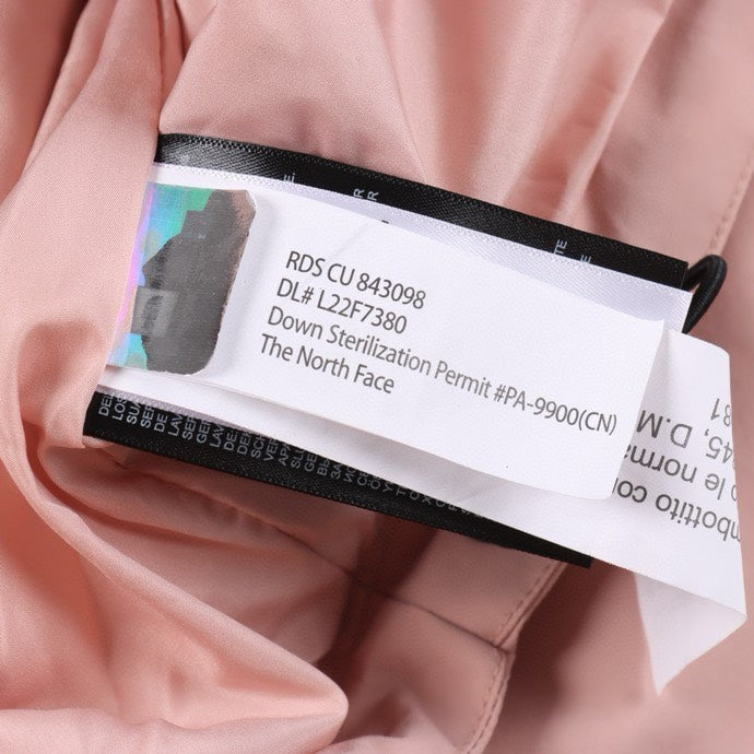 The North Face Women's Men's Cropped Hooded Jacket - Pink & Black Color Block