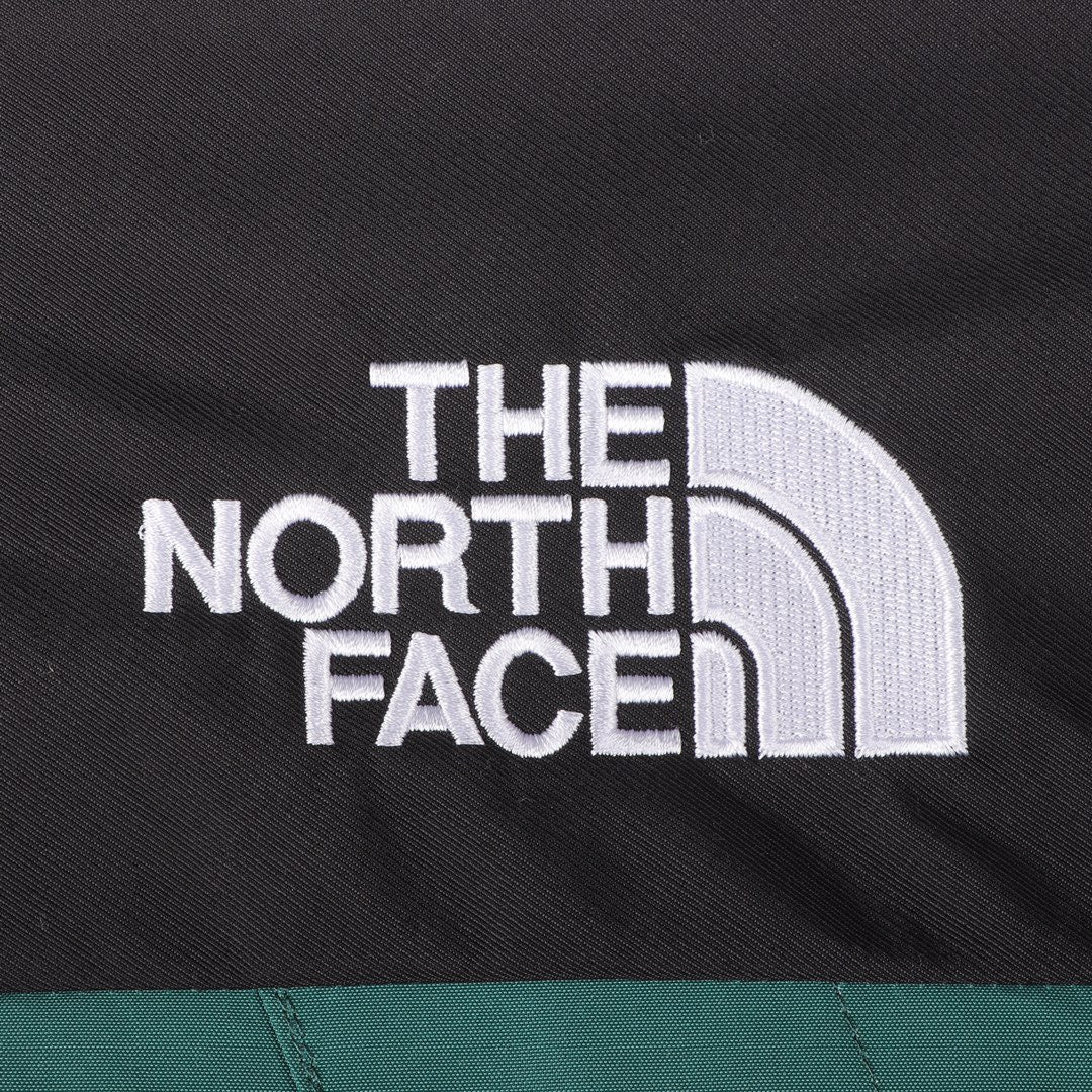 The North Face Women's Men's GORE-TEX Hooded Mountain Jacket - Teal Green & Black Color Block Waterproof Shell