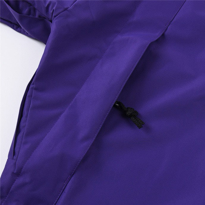 The North Face Mountain Jacket – Purple & Black Color Block | Women's & Men's Styling