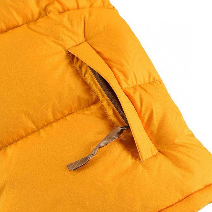 The North Face 1996 Retro Nuptse Jacket – Brown & Orange Color Block | Women's & Men's Styling