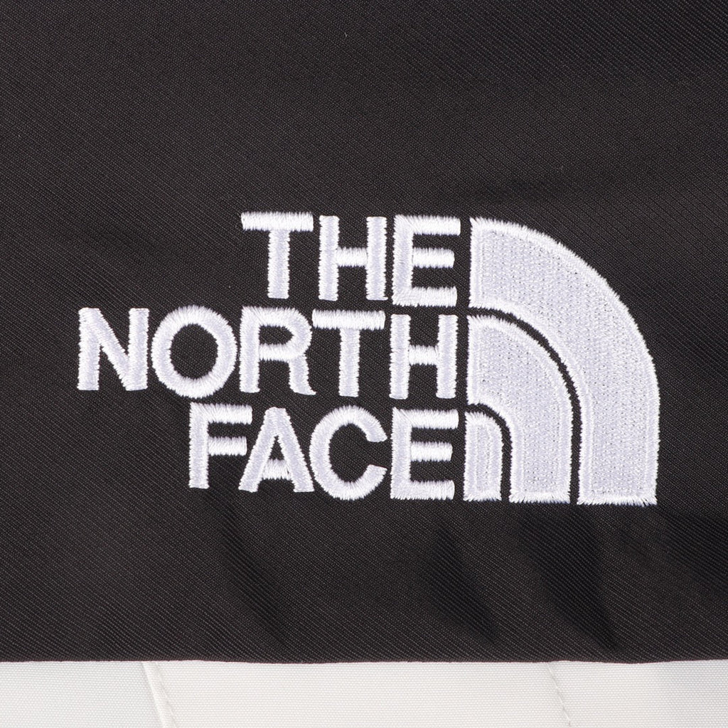 The North Face Women's Men's GORE-TEX Hooded Mountain Jacket - White & Black Color Block Waterproof Shell