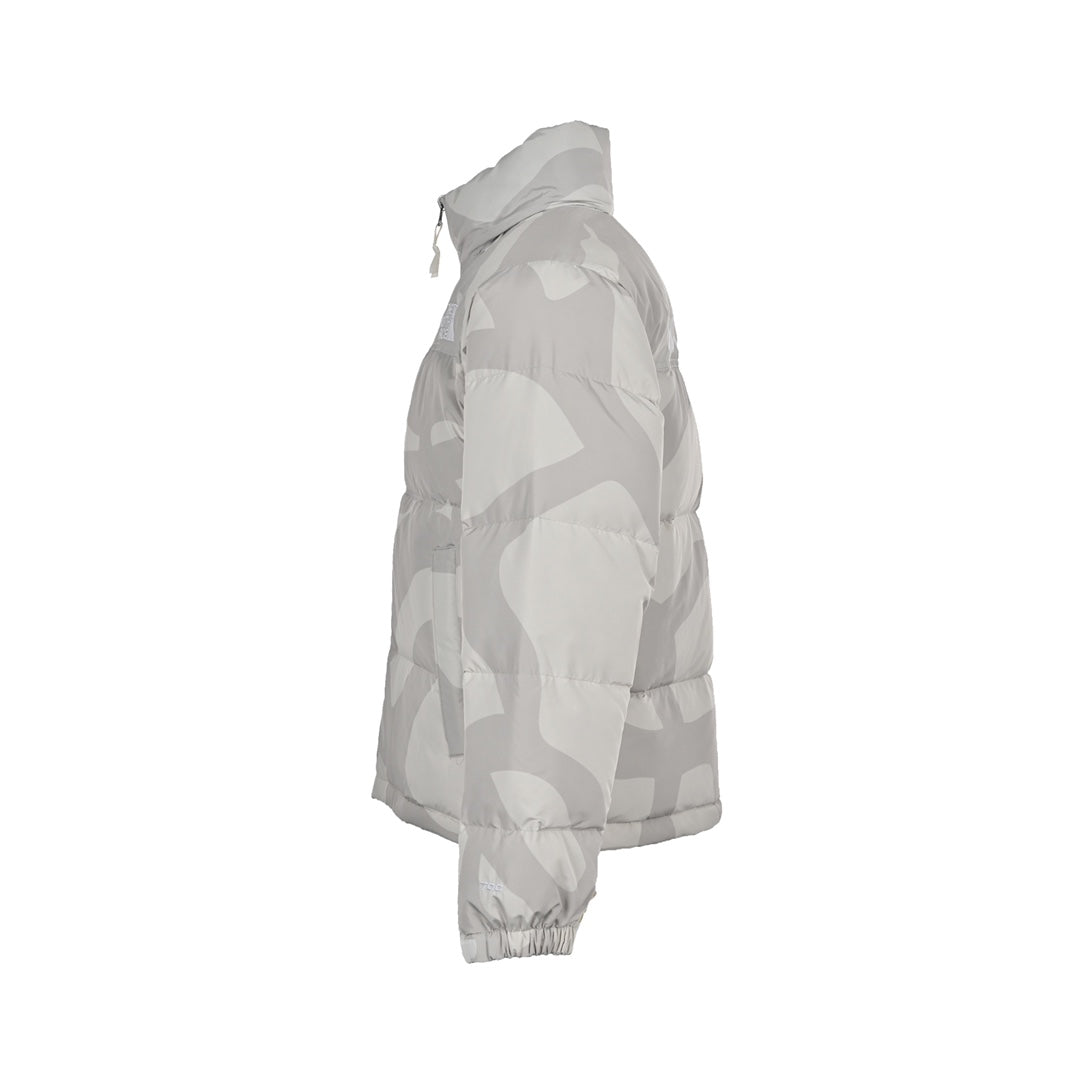 The North Face x KAWS 1996 Retro Nuptse Jacket Light Gray Camo | Women's & Men's Streetwear