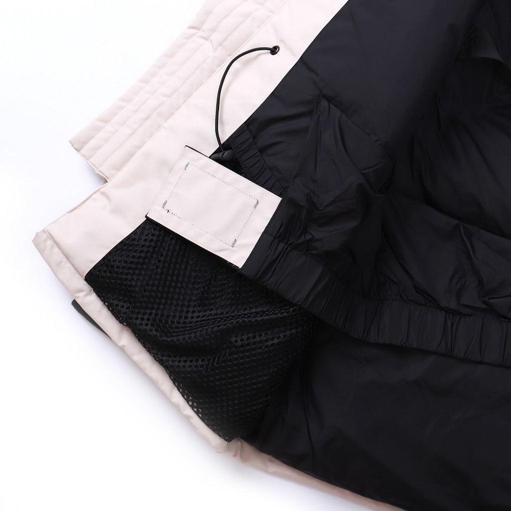 Canada Goose Women's Men's Down Parka Jacket with Coyote Fur - Cream White