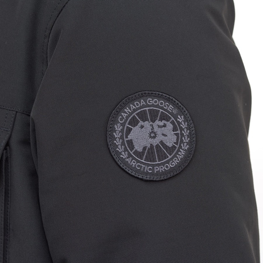 Canada Goose Women's Navy Parka Down Jacket With Coyote Fur
