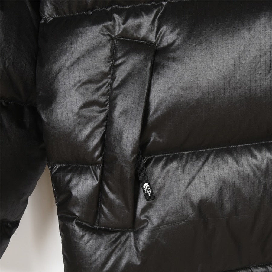 The North Face 1996 Retro Nuptse Jacket – Shiny Black Color Block | Women's & Men's Styling