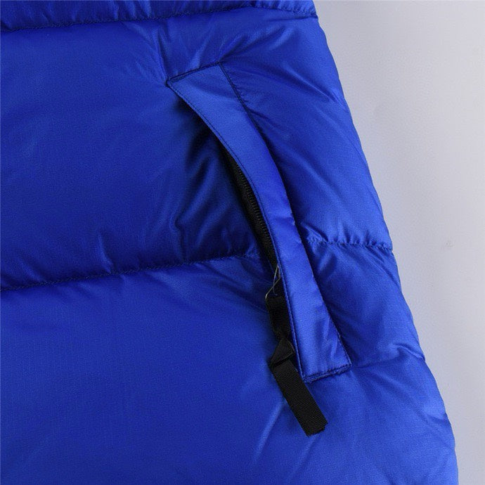 The North Face 1996 Retro Nuptse Jacket – Blue & Black Color Block | Women's & Men's Styling