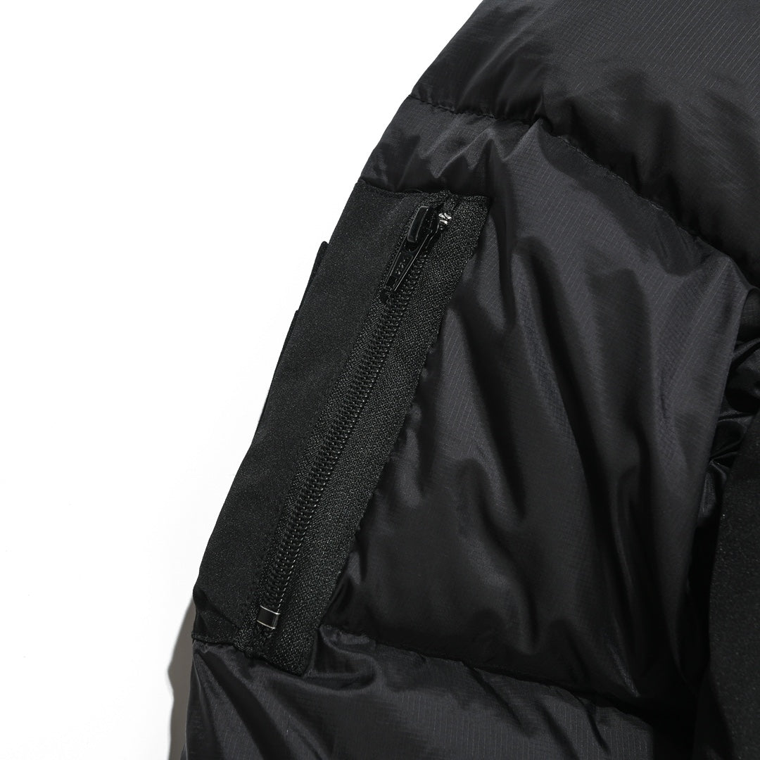 Canada Goose Women's Men's Hooded Down Bomber Jacket - Black