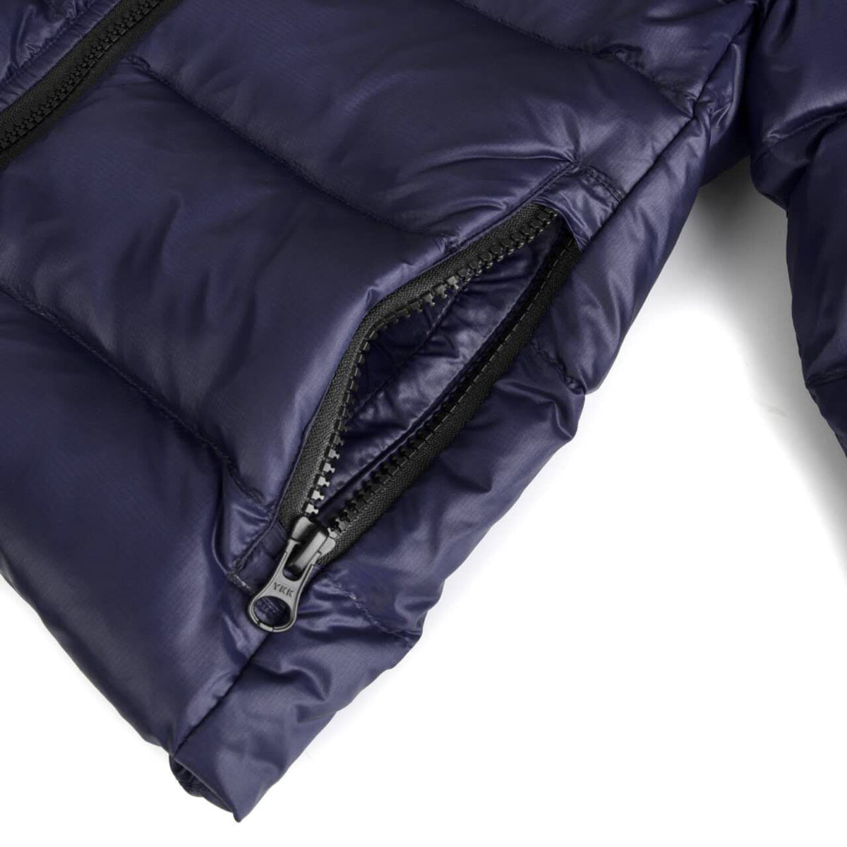 Canada Goose Women's Men's Unisex Hooded Puffer Jacket - Navy Blue