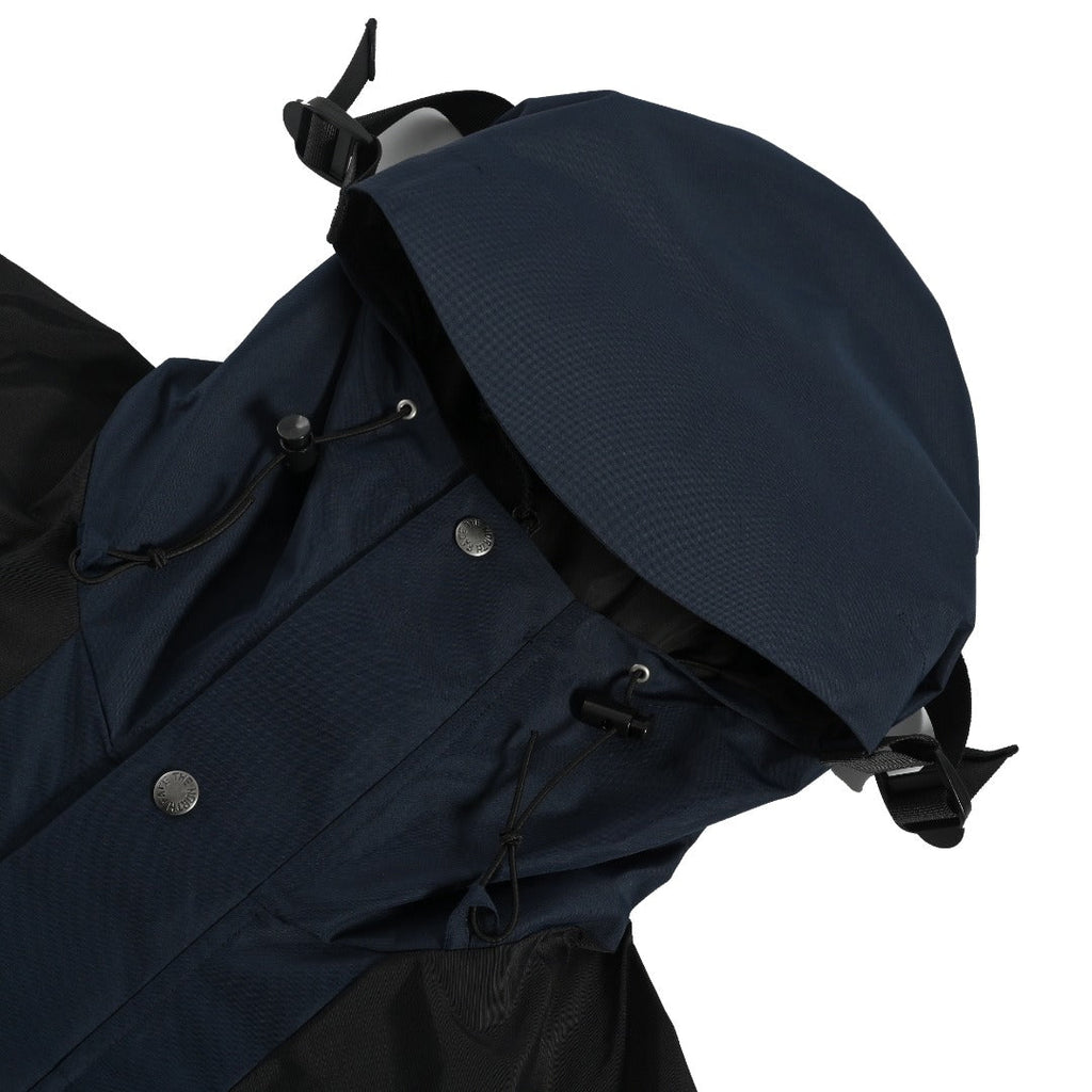 The North Face Men's GORE-TEX Hooded Jacket | Navy & Black Color Block | Women's Styling Inspiration