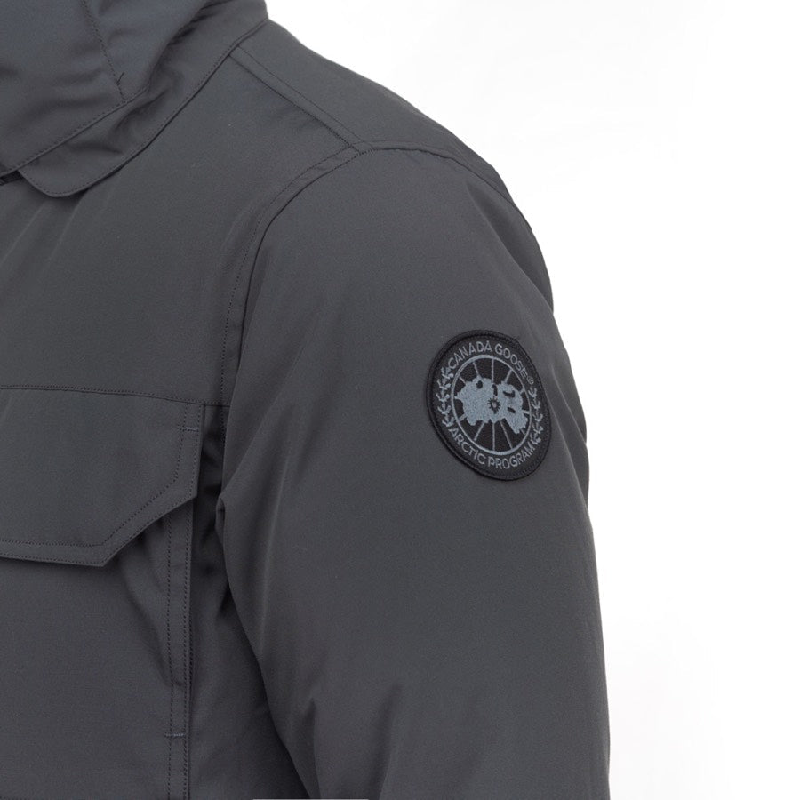 Canada Goose Women's Men's Black Label Down Parka Jacket - Grey