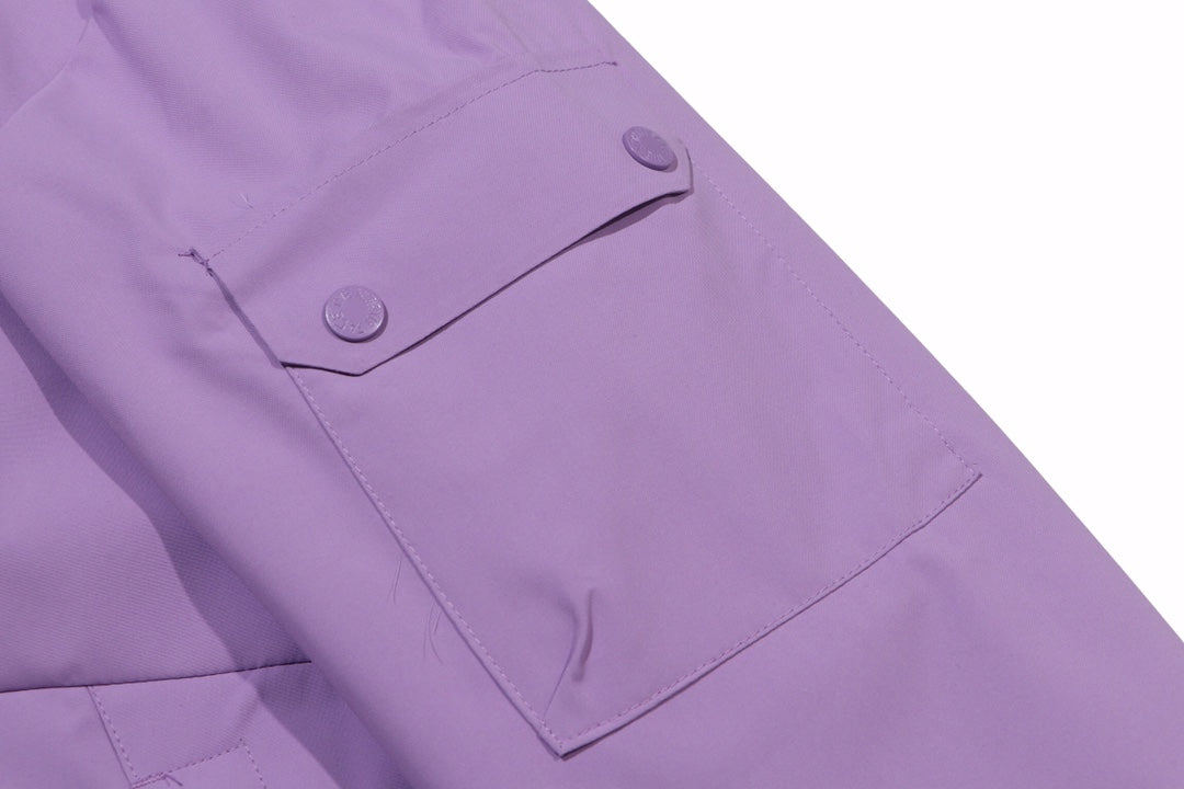 The North Face Women's Men's Hooded Rain Jacket - Light Purple