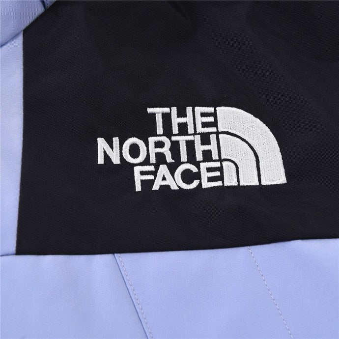 The North Face Mountain Jacket – Light Blue & Black Color Block | Women's & Men's Styling