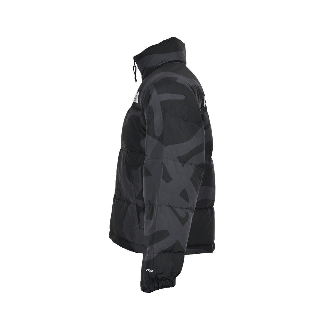 The North Face x KAWS 1996 Retro Nuptse Jacket Black Camo | Women's & Men's Streetwear