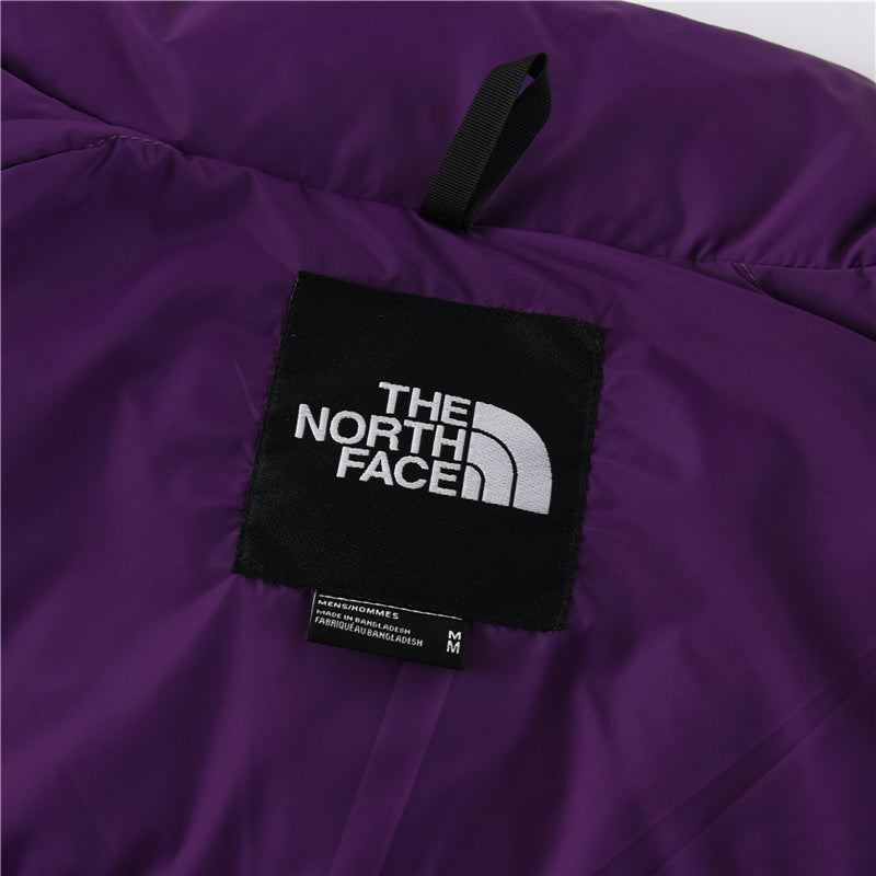The North Face 1996 Retro Nuptse Jacket – Turquoise & Purple Color Block | Men's & Women's Styling