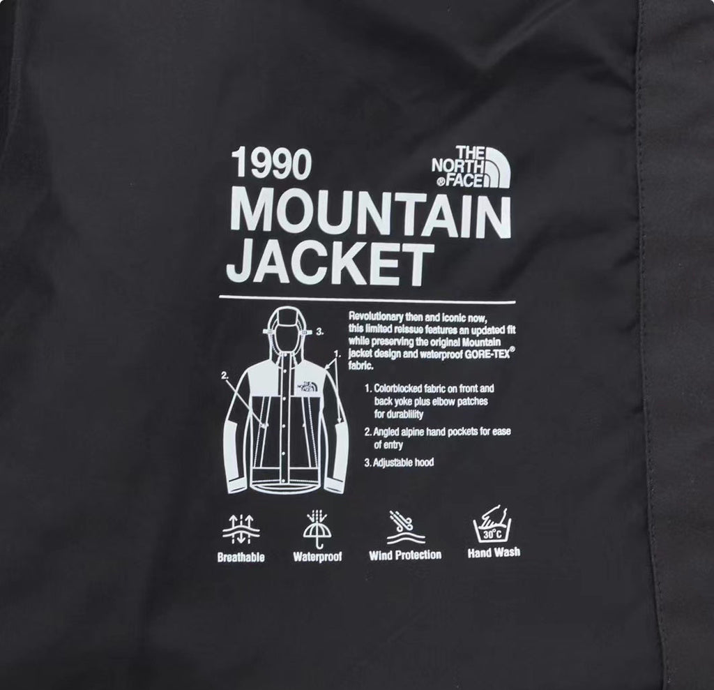The North Face Women's Men's GORE-TEX Hooded Mountain Jacket - Forest Print Gradient