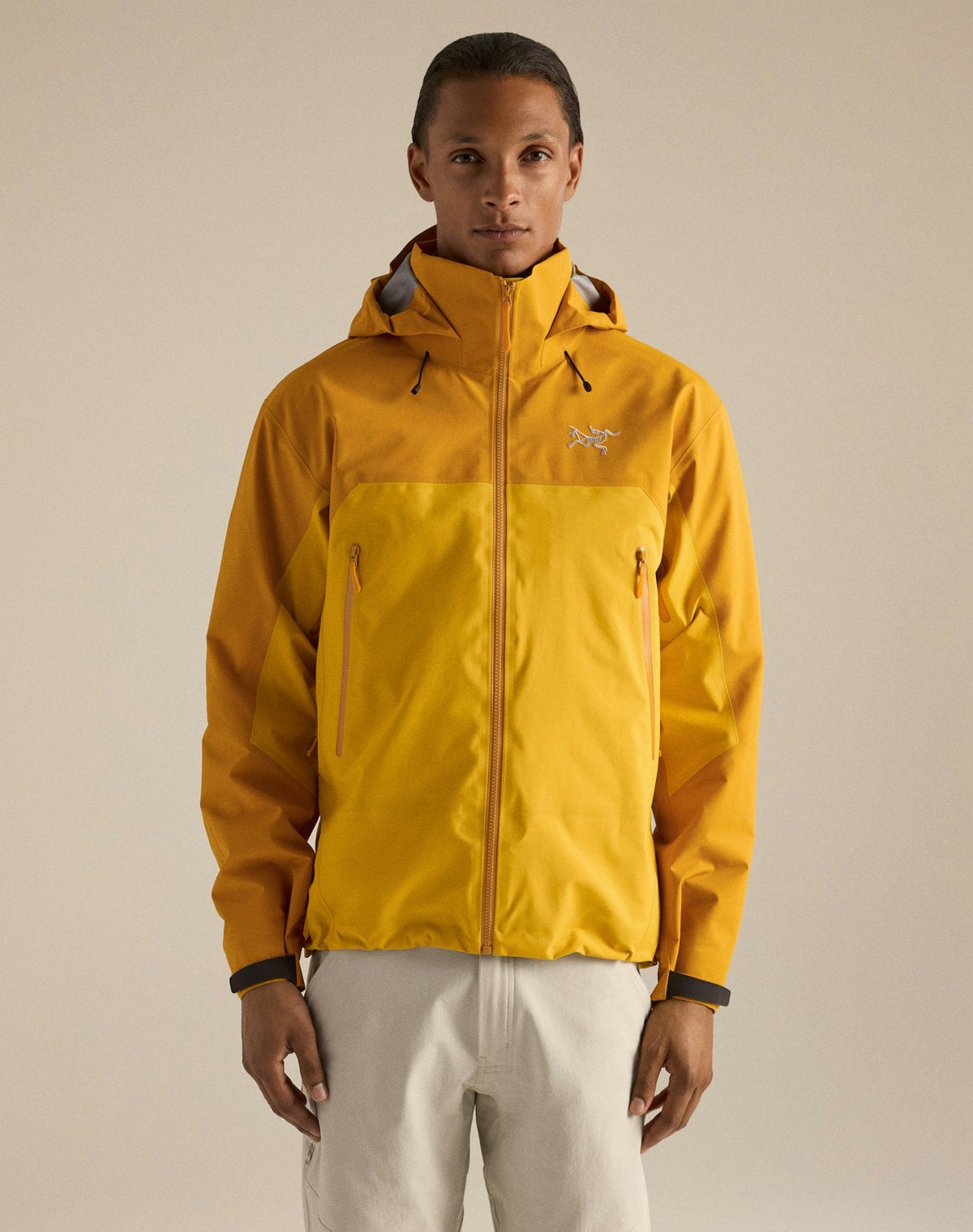 Arc'teryx Beta AR Men's Jacket, Two-Tone Yellow Hard Shell