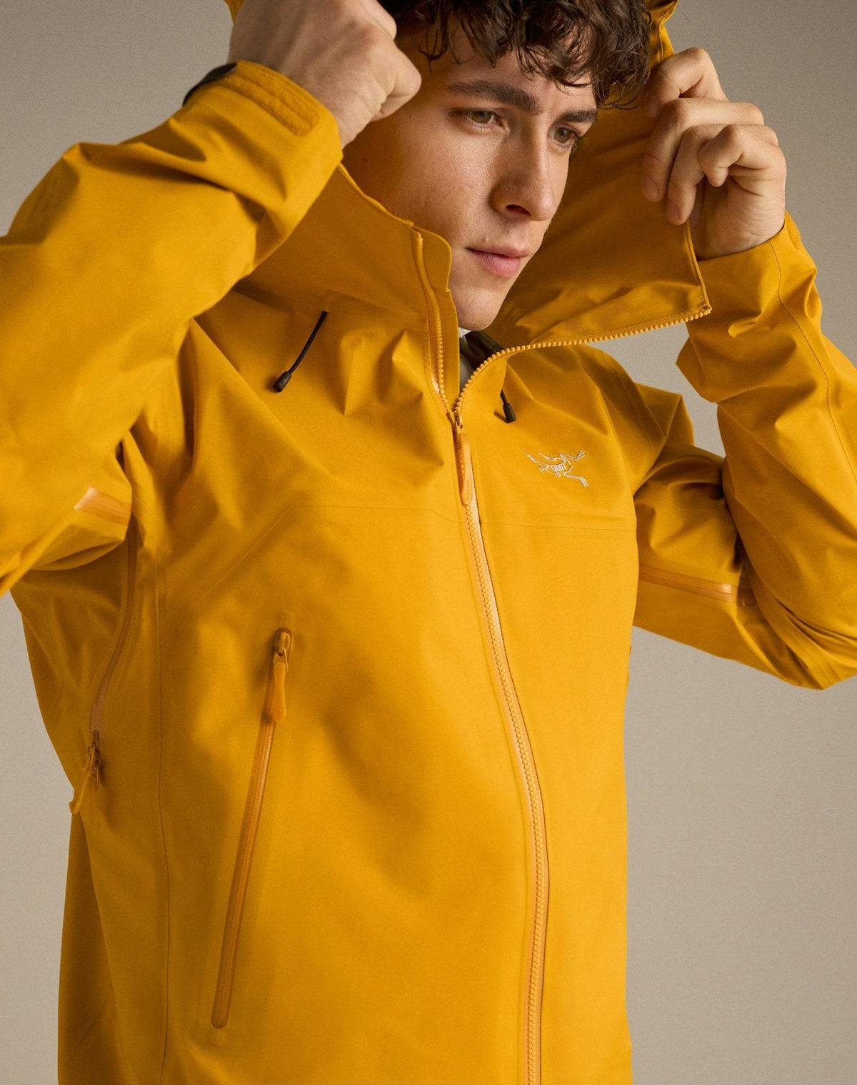 Arc'teryx Beta AR Men's Jacket, Yellow Hard Shell