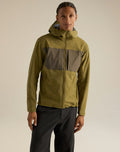 Arc'teryx Gamma MX Men's Hoody, Olive Color-Block Soft Shell