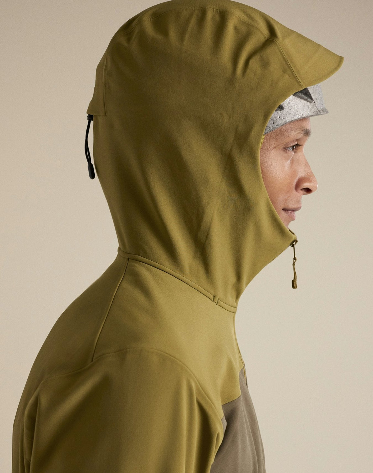 Arc'teryx Gamma MX Men's Hoody, Olive Color-Block Soft Shell