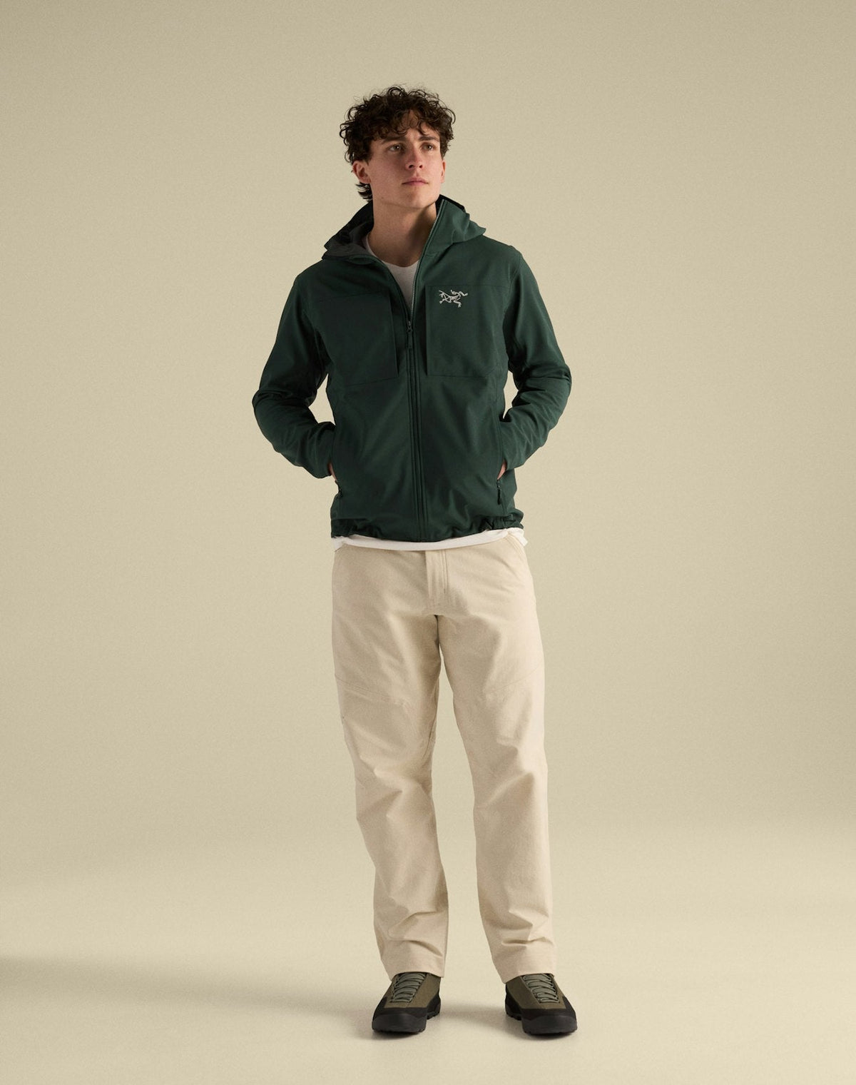Arc'teryx Gamma MX Men's Hoody, Dark Green Soft Shell