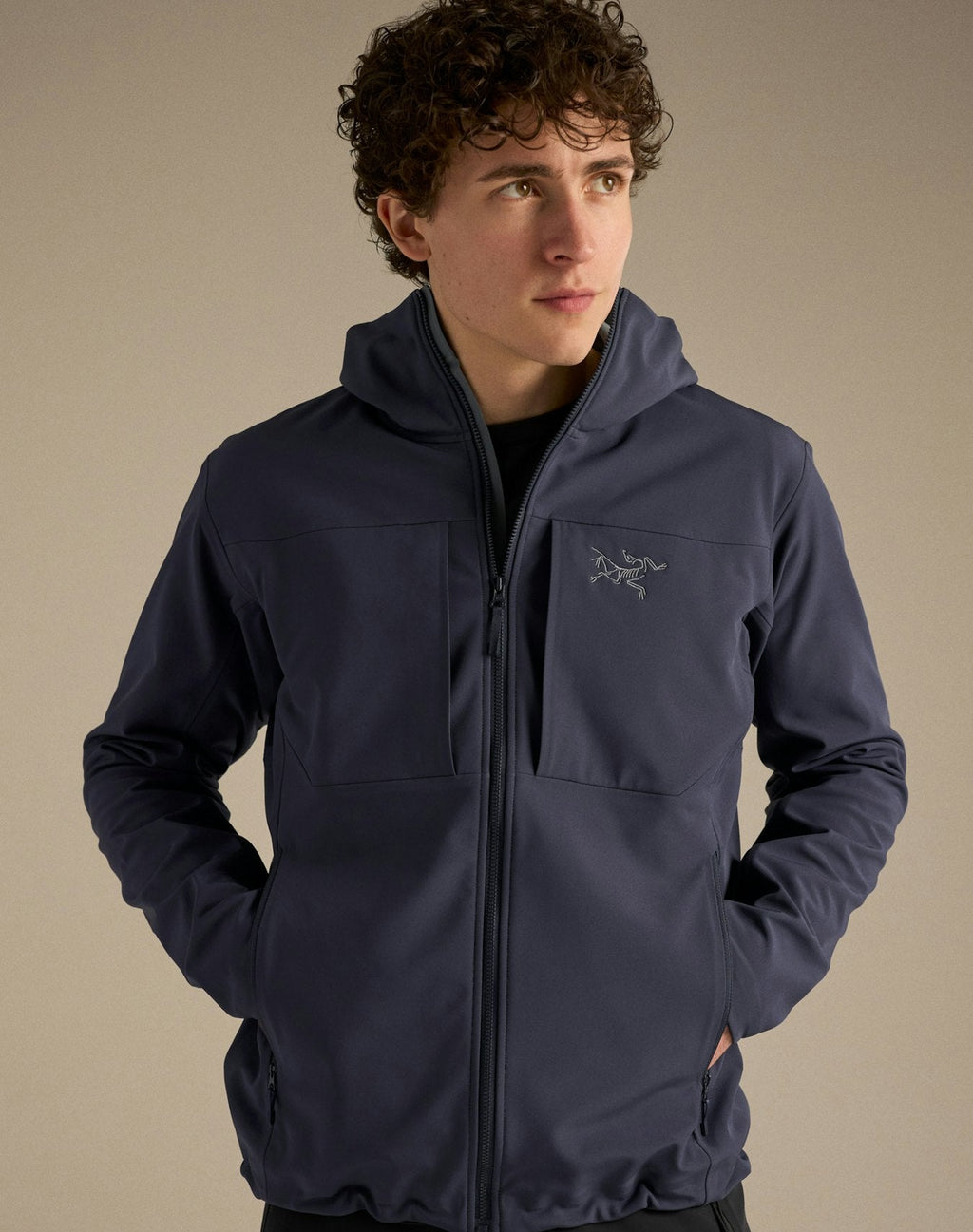 Arc'teryx Gamma MX Men's Hoody, Navy Soft Shell