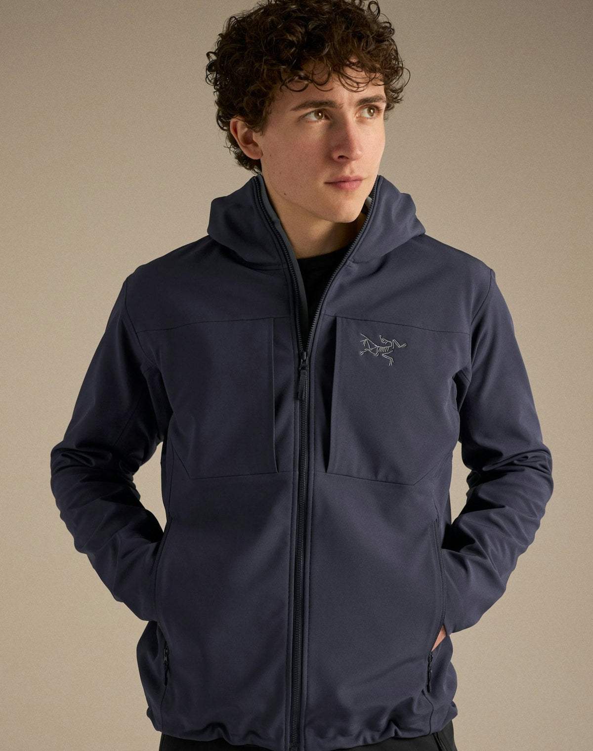 Arc'teryx Gamma MX Men's Hoody, Navy Soft Shell