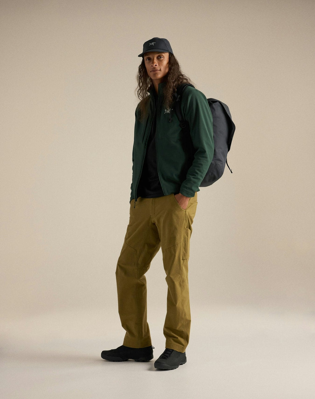 Arc'teryx Gamma MX Men's Jacket, Dark Green Soft Shell