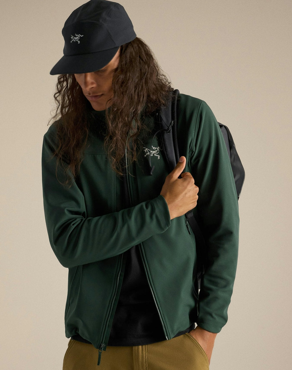 Arc'teryx Gamma MX Men's Jacket, Dark Green Soft Shell