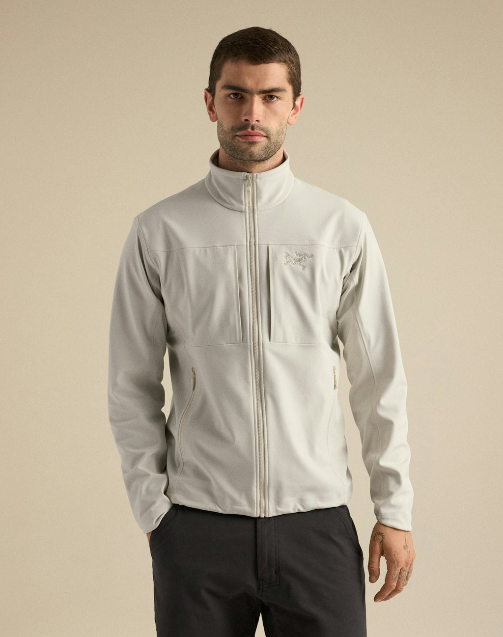 Arc'teryx Gamma MX Men's Jacket, Off White Soft Shell