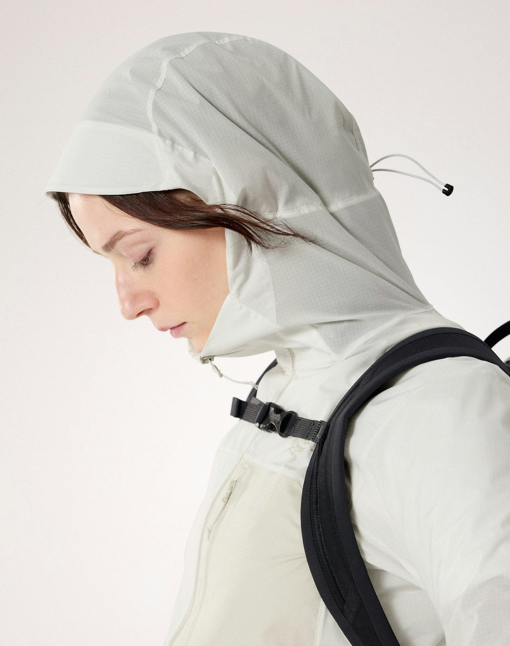 Arc'teryx Squamish Women's Hoody, Off White Color Block