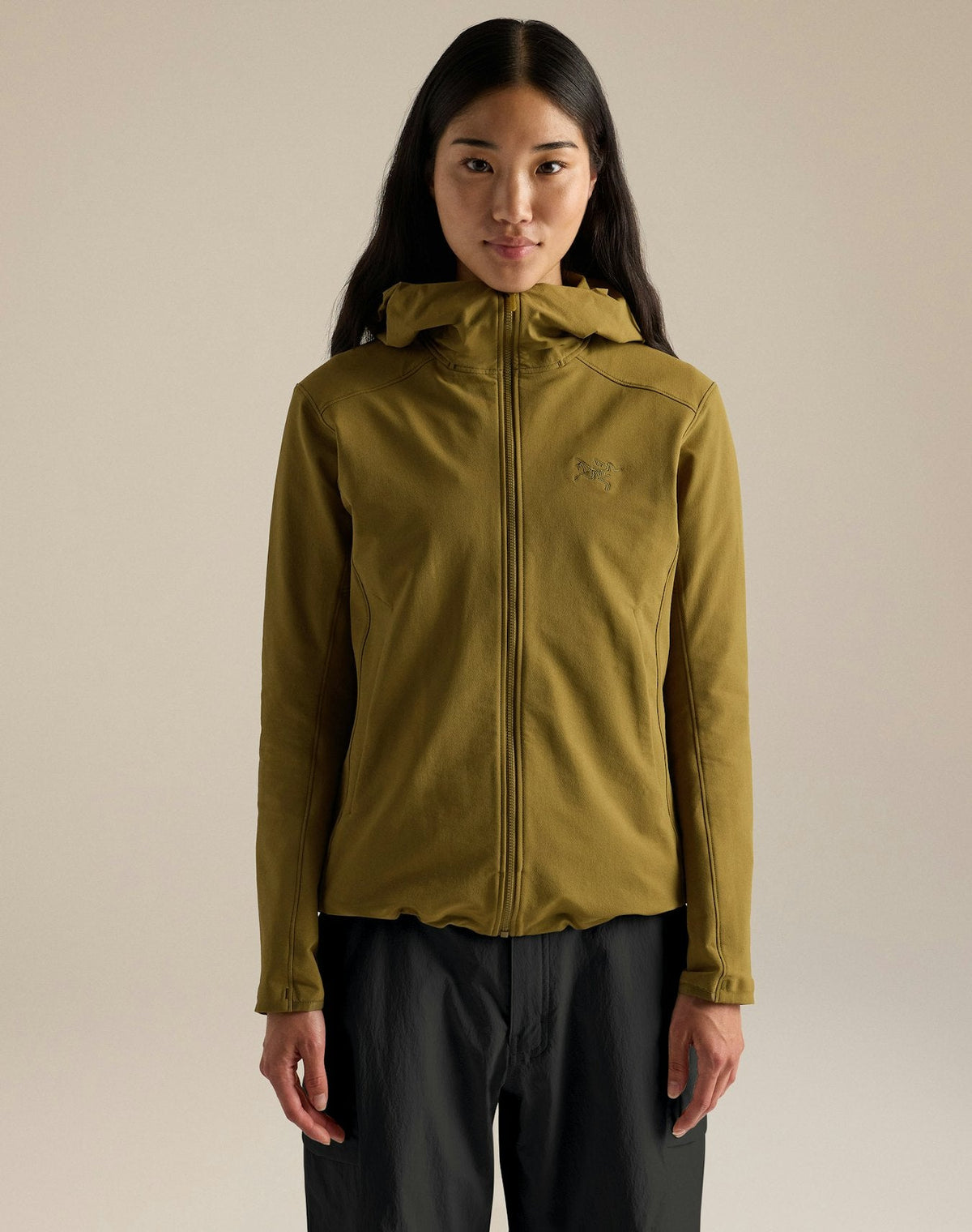 Arc'teryx Women's Gamma Hoody | Olive Softshell Jacket