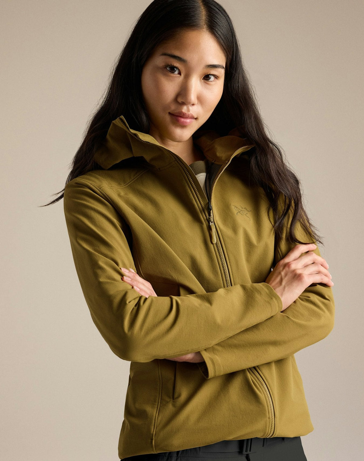 Arc'teryx Women's Gamma Hoody | Olive Softshell Jacket