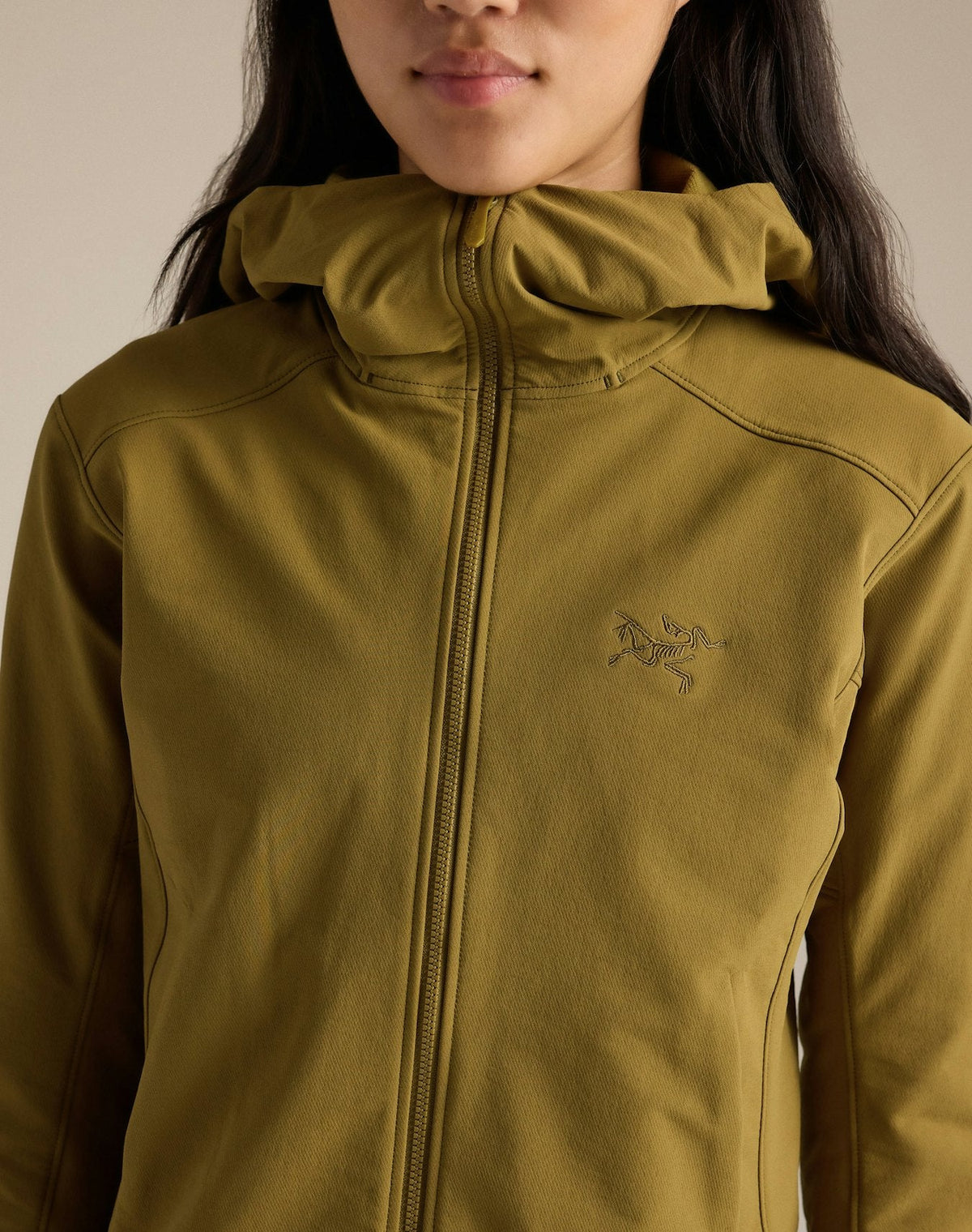 Arc'teryx Women's Gamma Hoody | Olive Softshell Jacket
