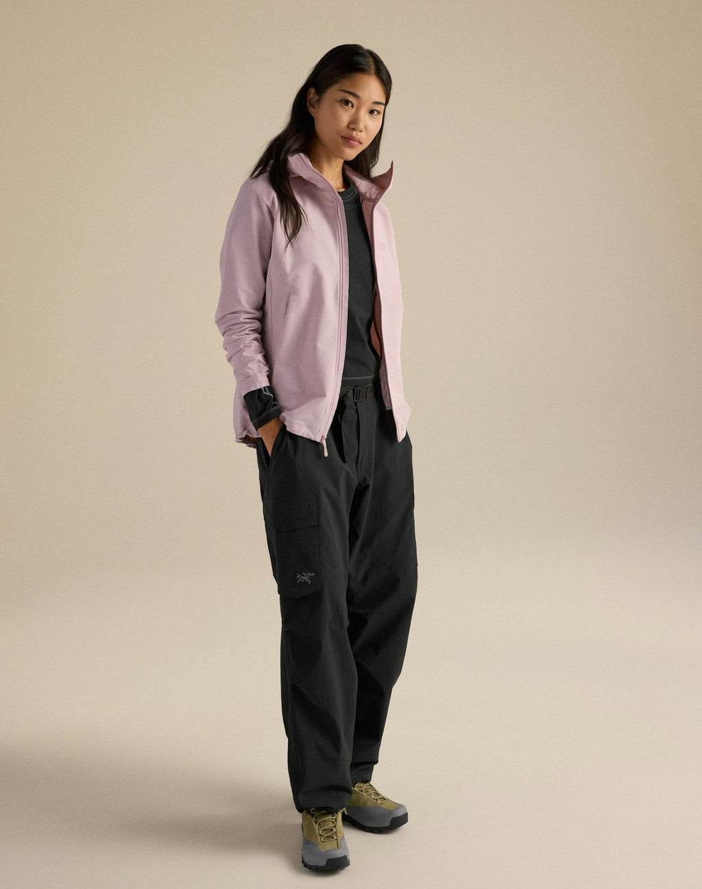 Arc'teryx Women's Gamma Hoody | Pale Pink Softshell Jacket