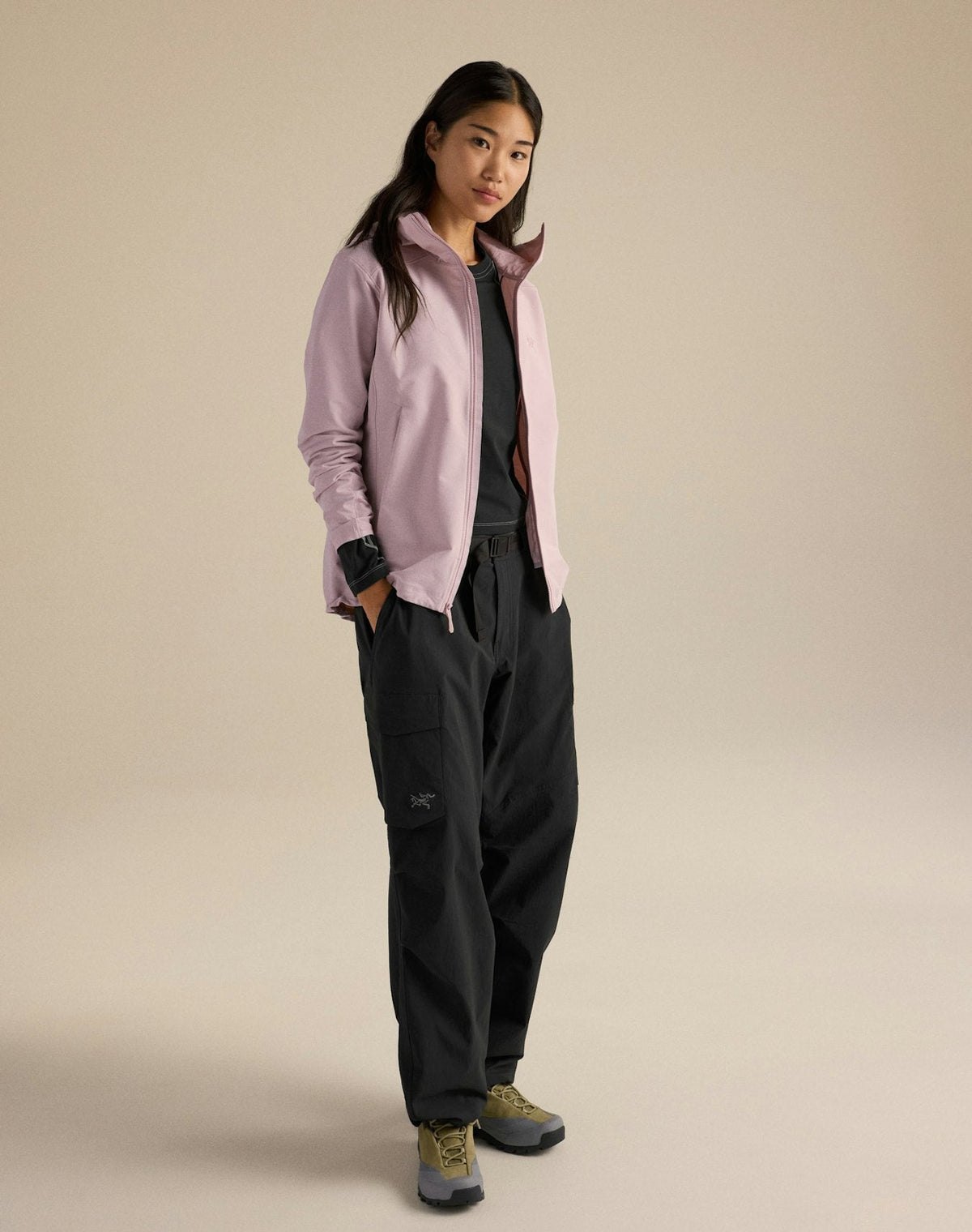 Arc'teryx Women's Gamma Hoody | Pale Pink Softshell Jacket