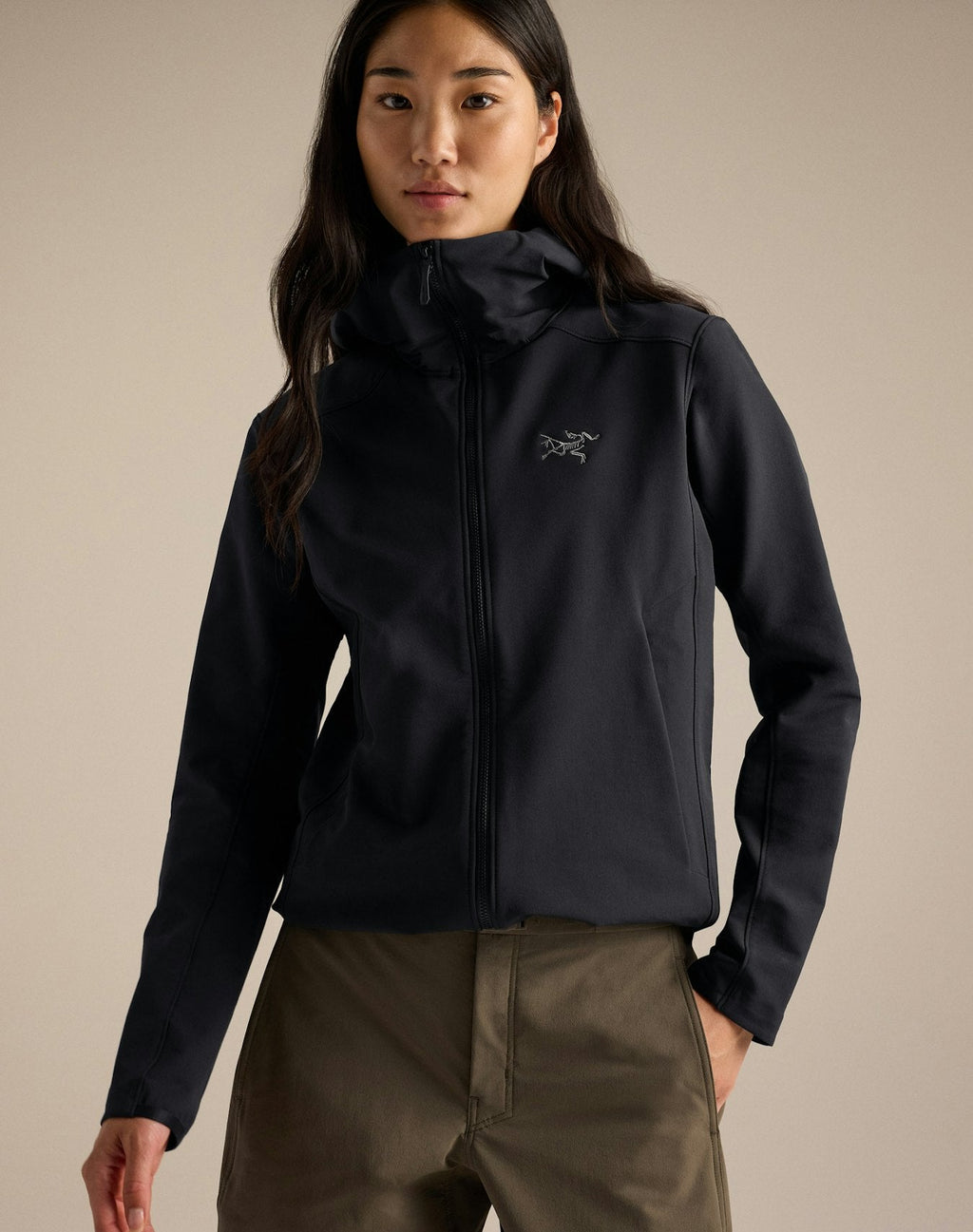 Arc'teryx Women's Gamma Hoody | Black Softshell Jacket