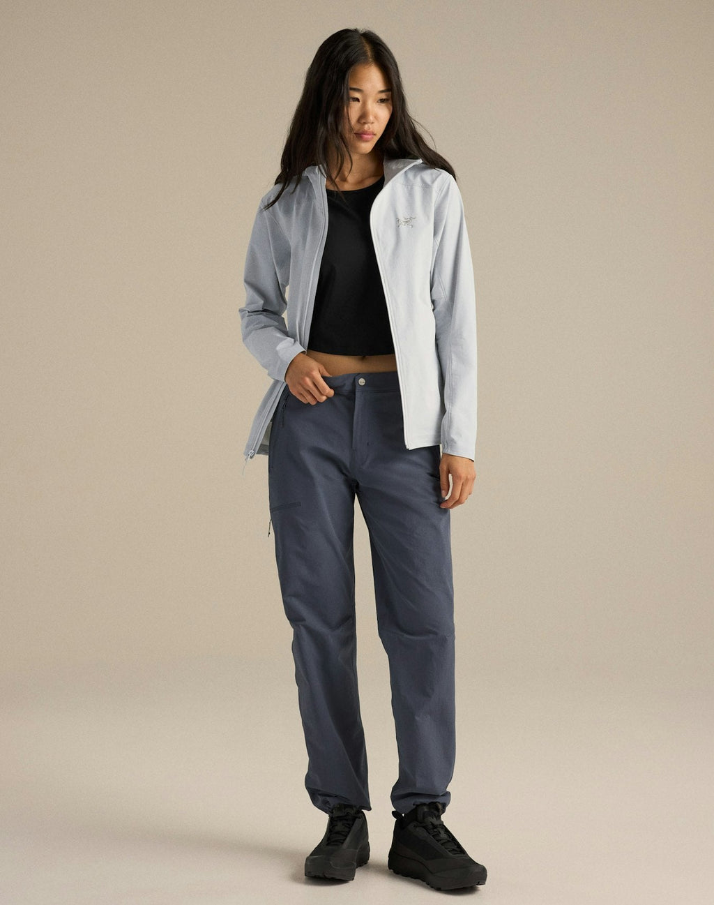 Arc'teryx Women's Gamma Hoody | Light Blue Softshell Jacket