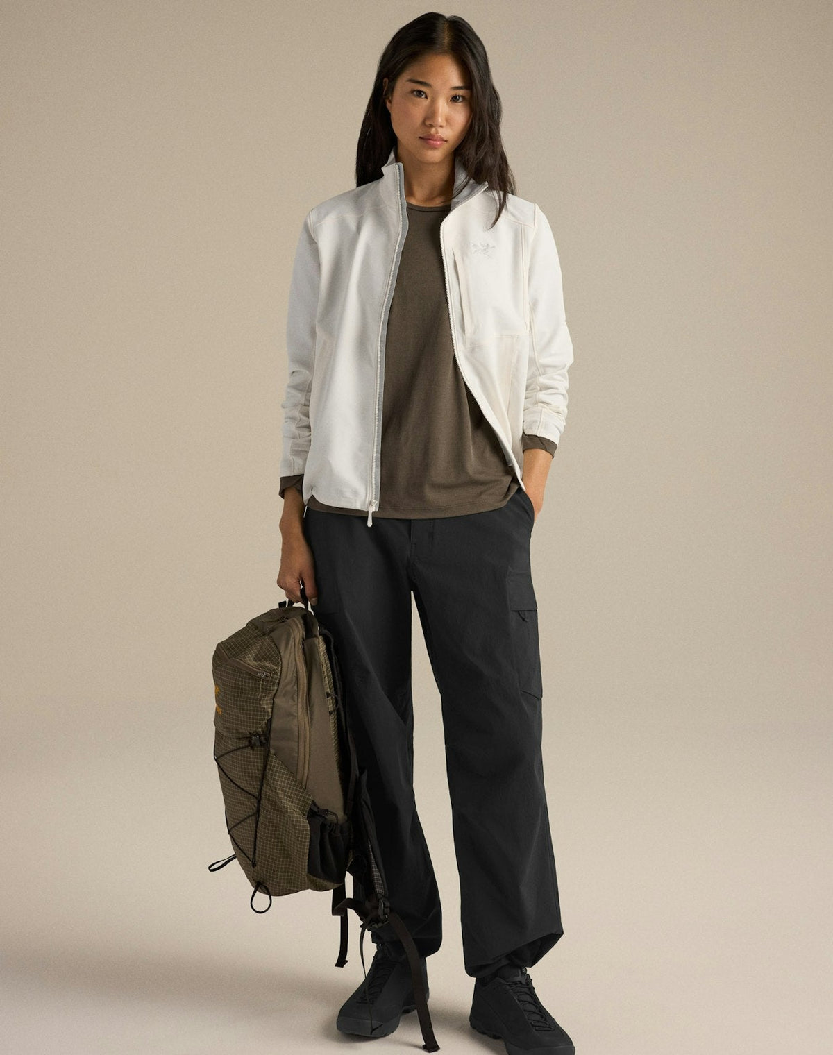 Arc'teryx Women's Gamma Jacket | White Softshell