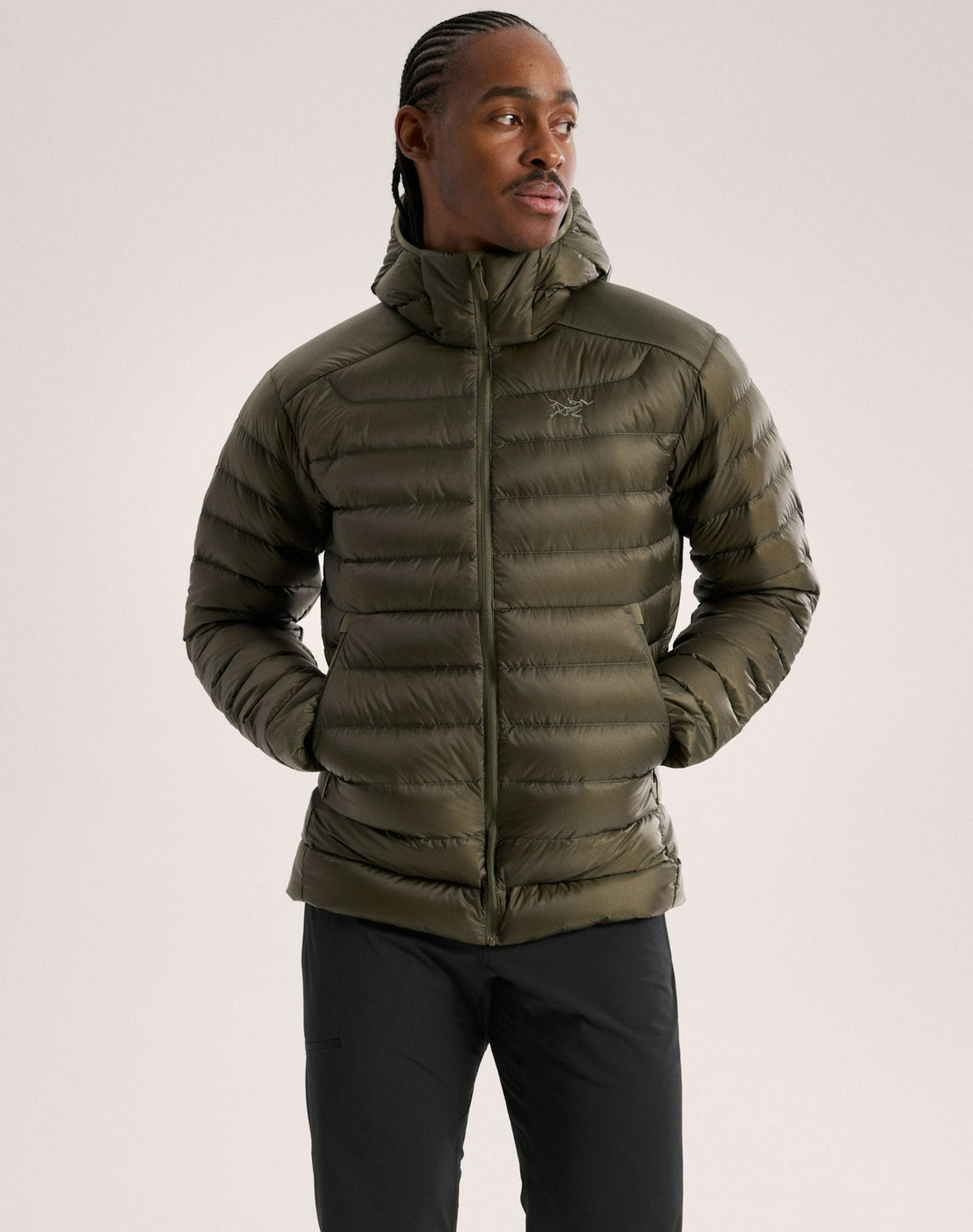 Arc'teryx Men's Cerium Hoody | Olive Green Down Jacket
