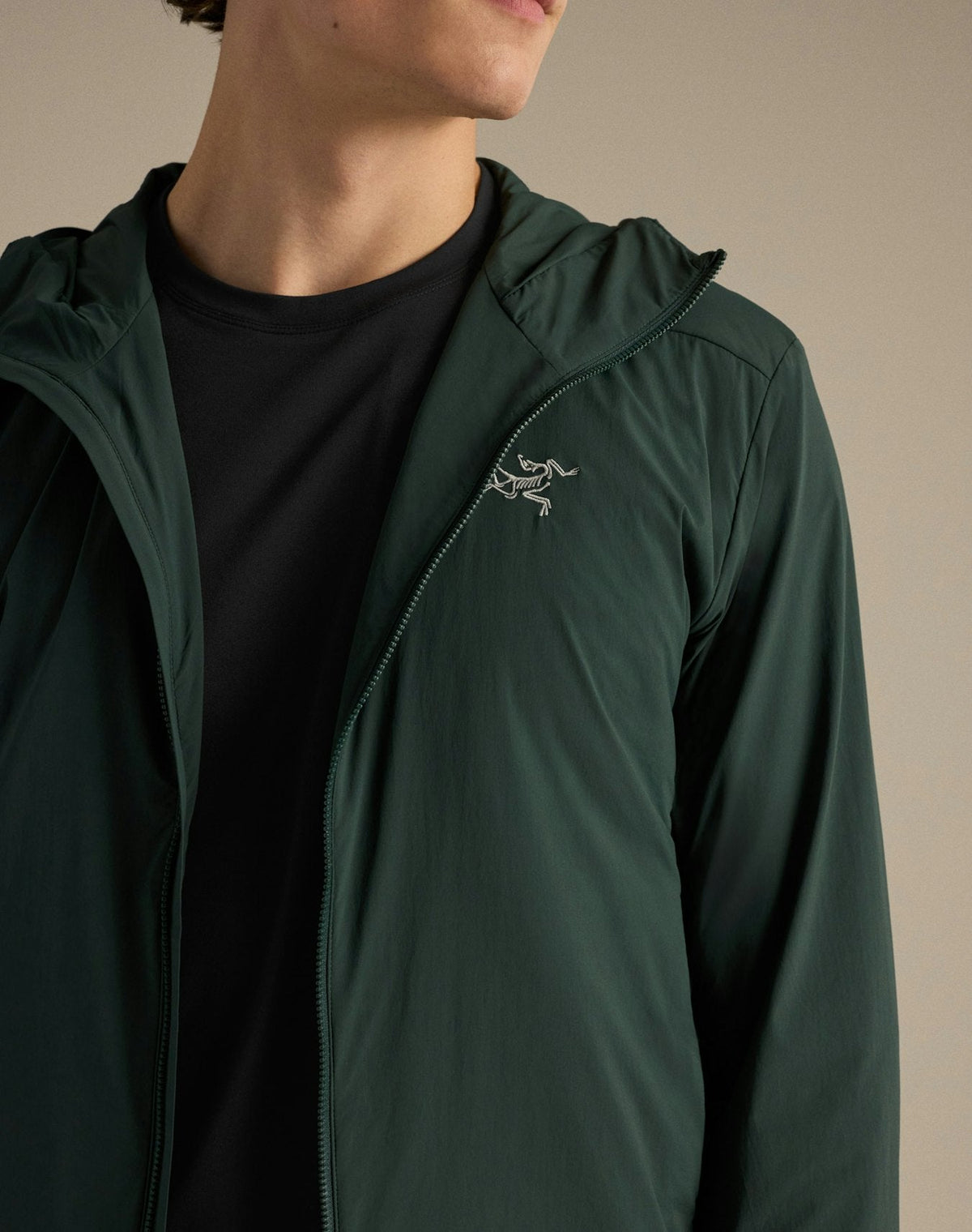 Arc'teryx Men's Atom Hoody | Black Sapphire Green
