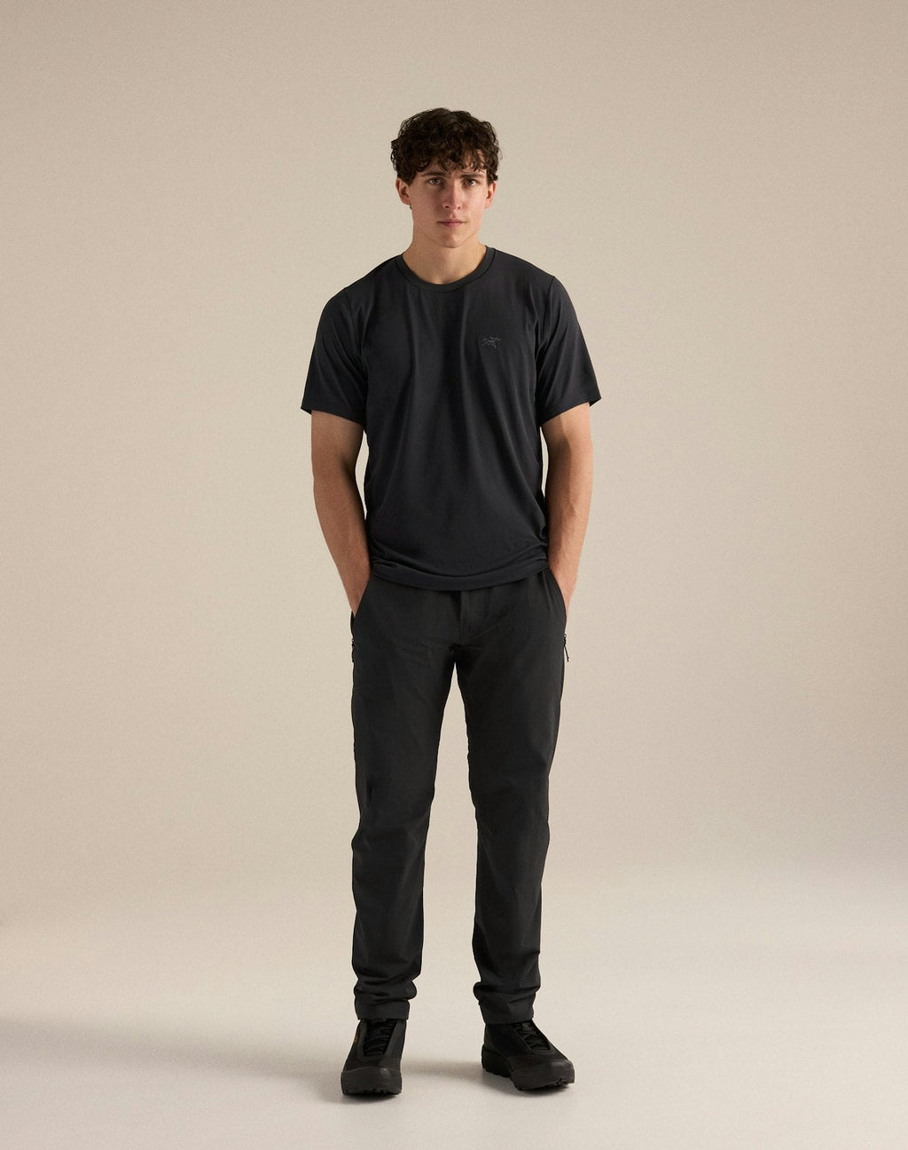 Arc'teryx Men's Quick-Dry Crew Neck T-Shirt | Black