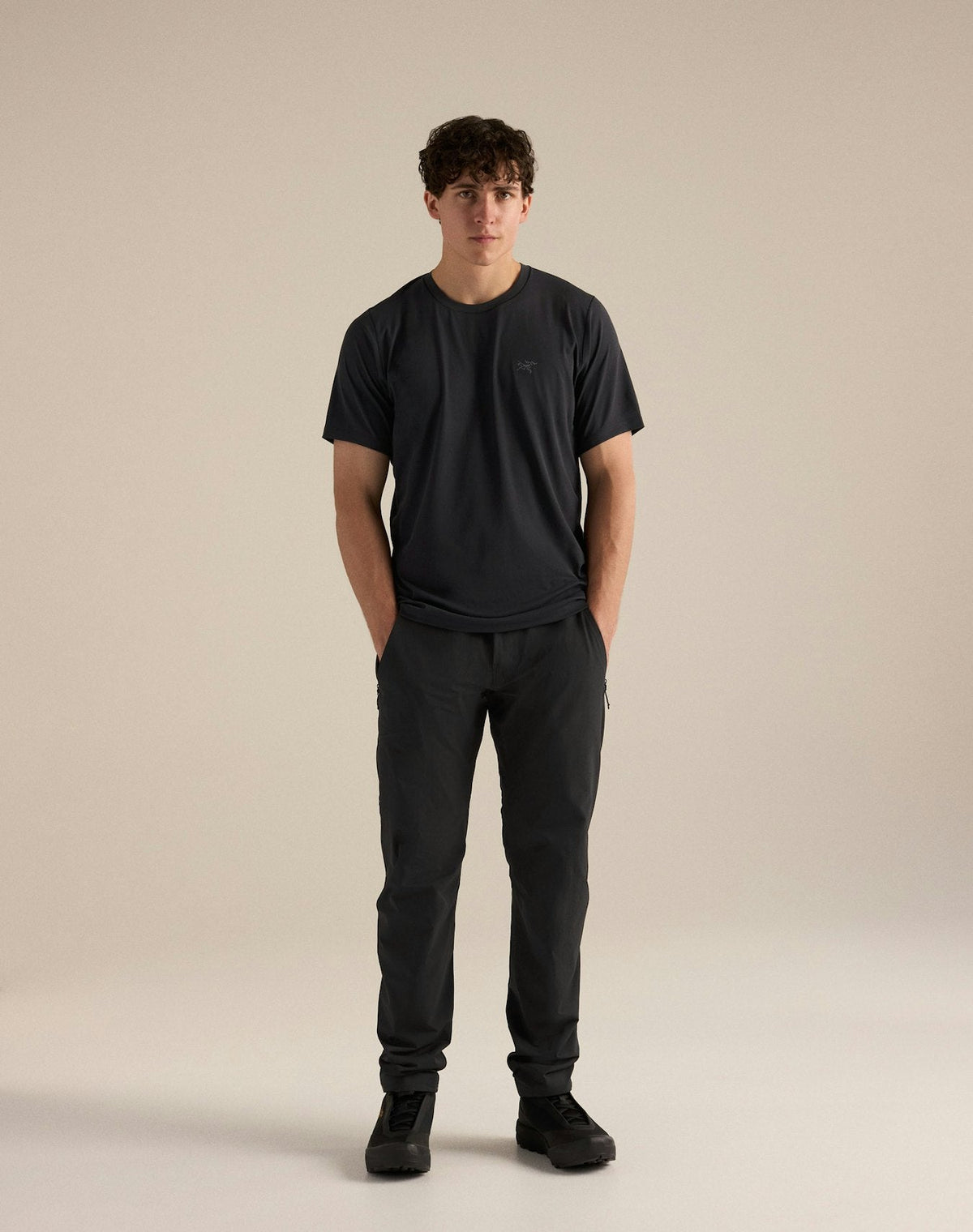 Arc'teryx Men's Quick-Dry Crew Neck T-Shirt | Black