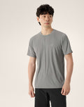 Arc'teryx Men's Cormac Crew Short Sleeve Shirt | Heather Grey