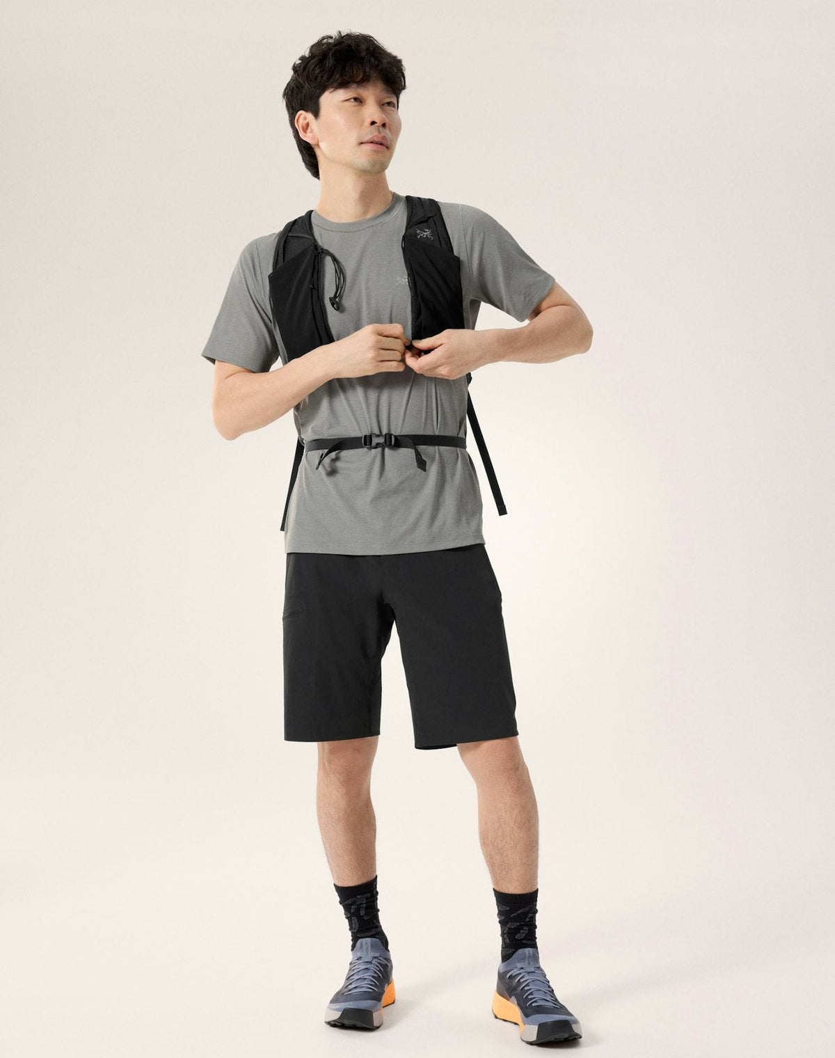 Arc'teryx Men's Cormac Crew Short Sleeve Shirt | Heather Grey