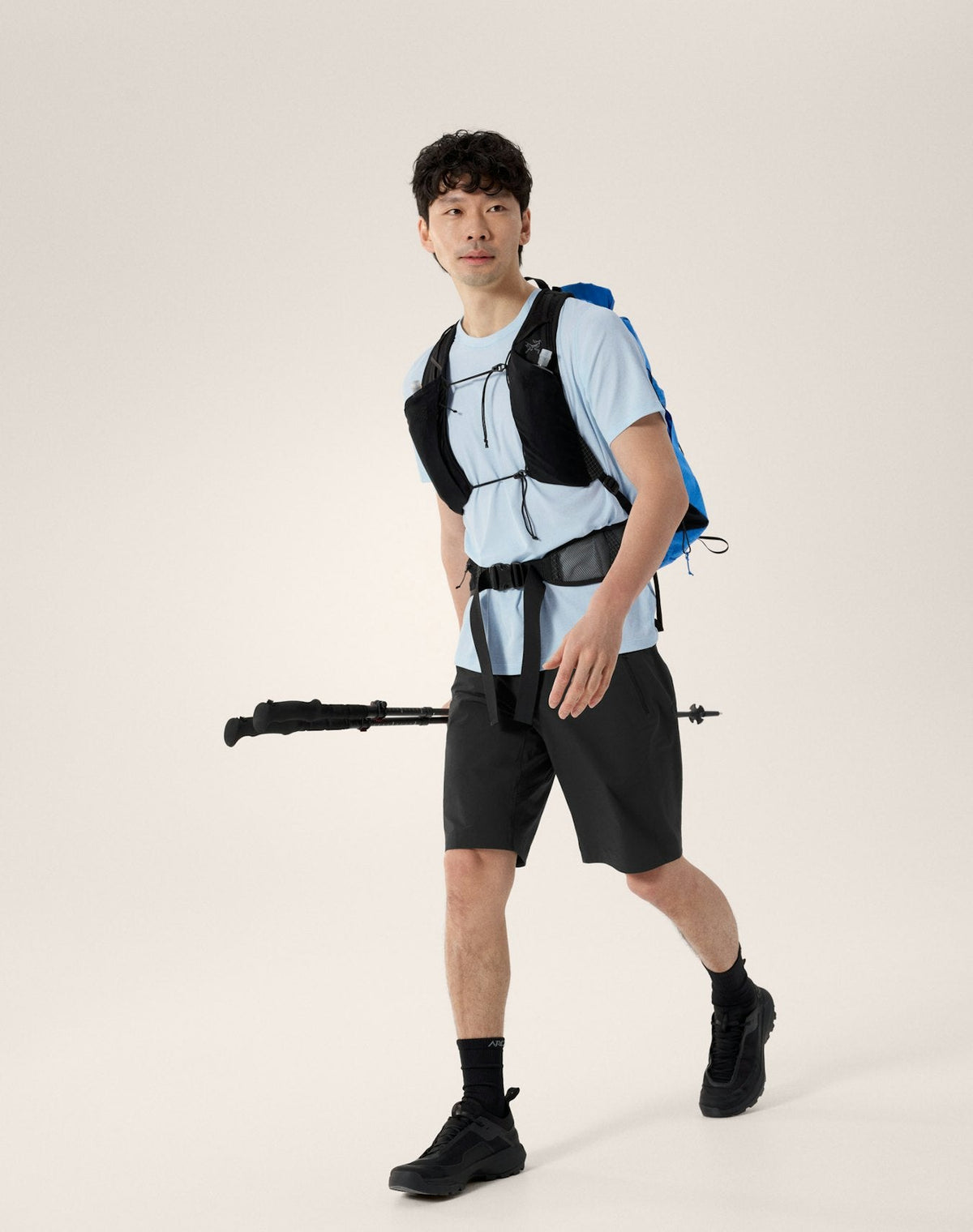 Arc'teryx Men's Cormac Crew Short Sleeve Shirt | Sky Blue