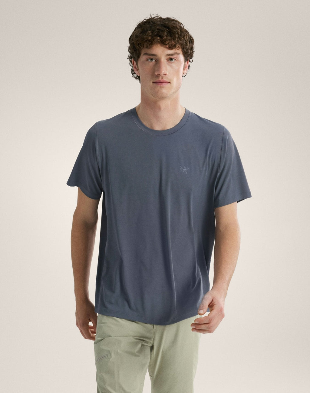 Arc'teryx Men's Cormac Crew Short Sleeve Shirt | Blue Graphite
